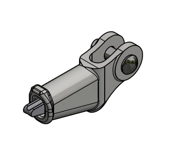 Svorka kotevní klínová s vidlicí (na lano 70 - 95 mm2)