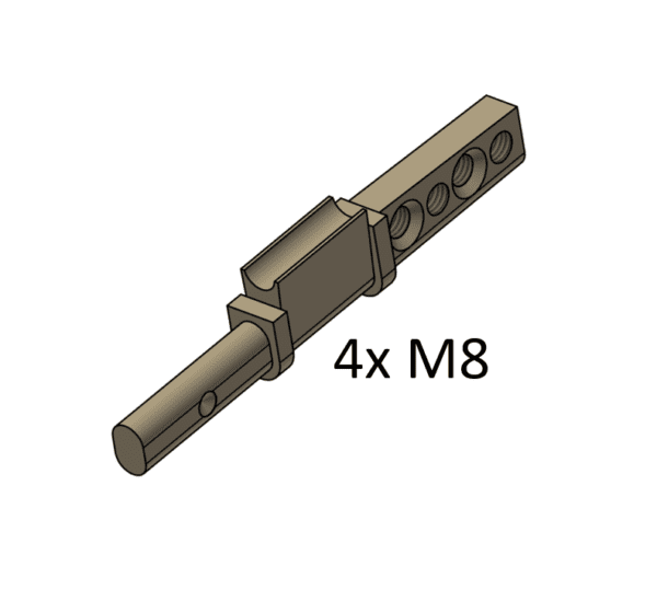 Spojka TPH 4x M8 - (Br)