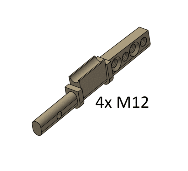Spojka TPH 4x M12 - (Br)