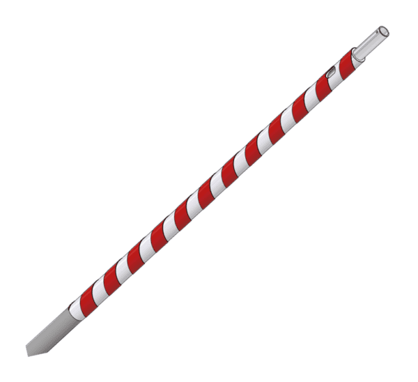 Tyč pro LTS ESKO - 4250 - 32 - rovná (červenobílý konec)