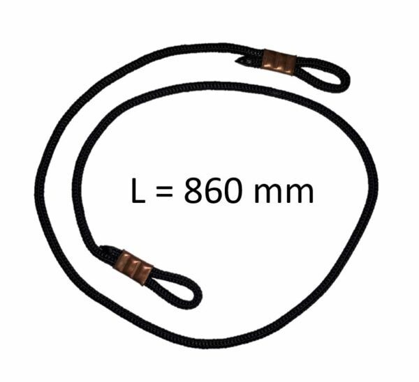 Pojistné lanko úchytu sběrací hlavice ESKO L 102 (860 mm)