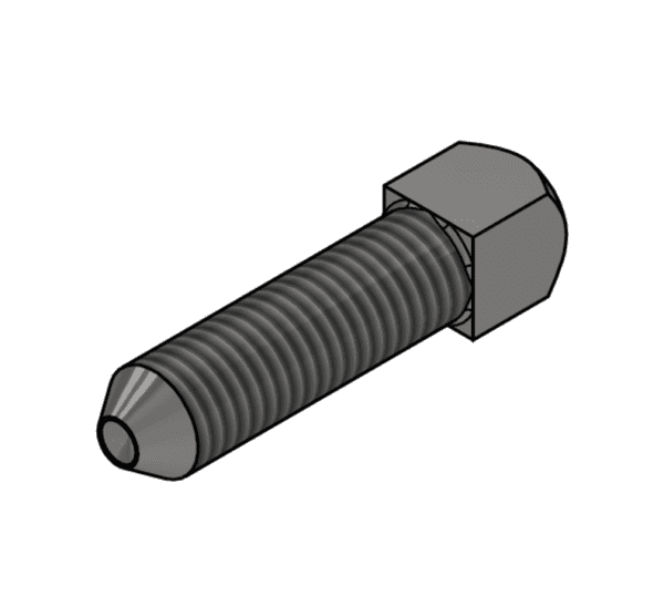 Šroub M 10 x 35 se čtyřhrannou hlavou (nerez)
