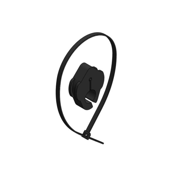 Pryžový držák pro 1 kabel + páska