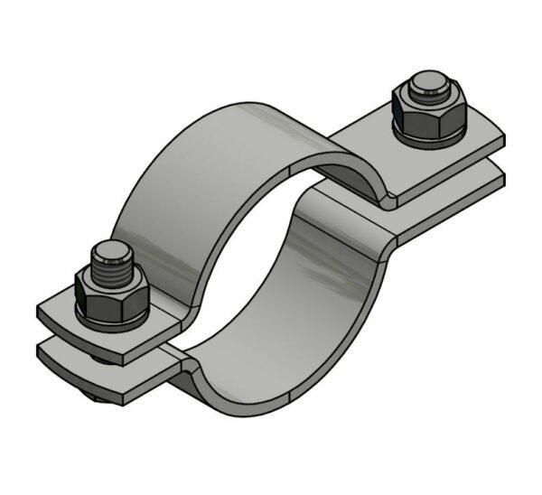 Objímka na výložník pro uchycení izolátorů (prům. výložníku 76mm)