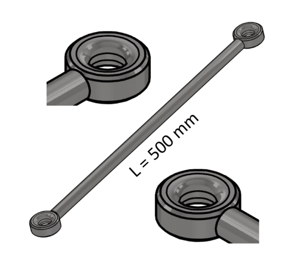 Táhlo oko - oko ø 16 mm (l = 500 mm)