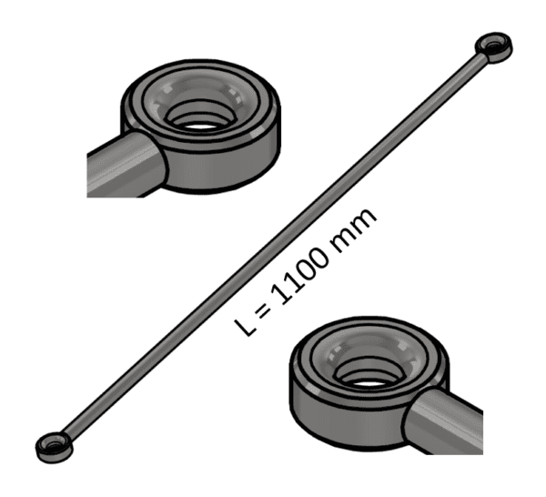 Táhlo oko - oko ø 16 mm (l = 1 100 mm)