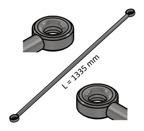Táhlo oko - oko ø 16 mm (l = 1 335 mm)