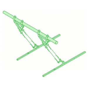 KATALOG: Sestavy závěsů TB na výložník 55 do roviny a do oblouku