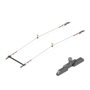 Sestava závěsu TB na lano - MINOROK 4000mm + rozpěrka se svorkou 0149.2